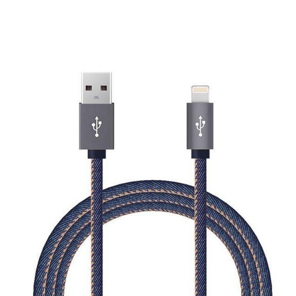 Jean fabric apple lightning cable - Picture 1 of 3